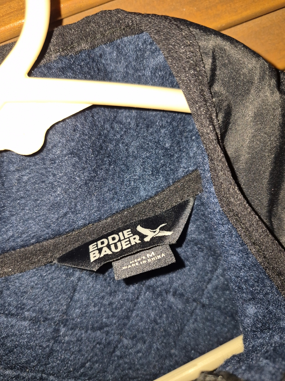 Eddie Bauer Navy Blue Fleece Jacket